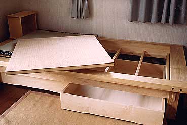 Tatami Bed #014 viewing each part